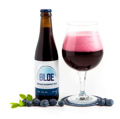 Bloe blauwbessenbier Bloe blauwbessenbier